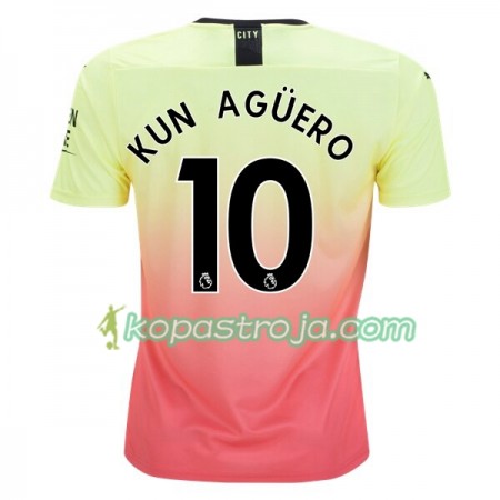 Billiga Fotbollströjor Manchester City Kun Aguero 10 Tredje tröja 2019/20 Kortärmad